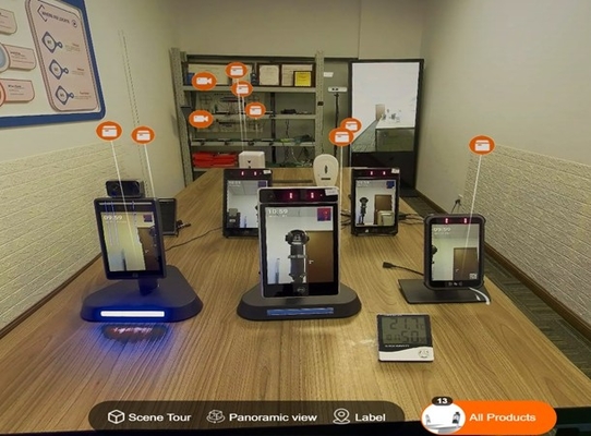 Android Linux Face Recognition Devices Access Control System 720*1280 IP65 ABS